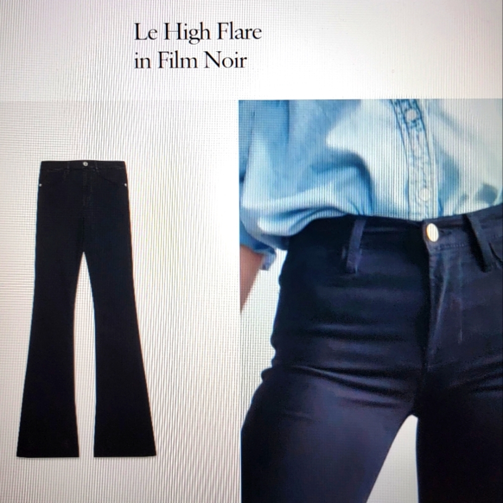 Gray High-Waisted Jeans